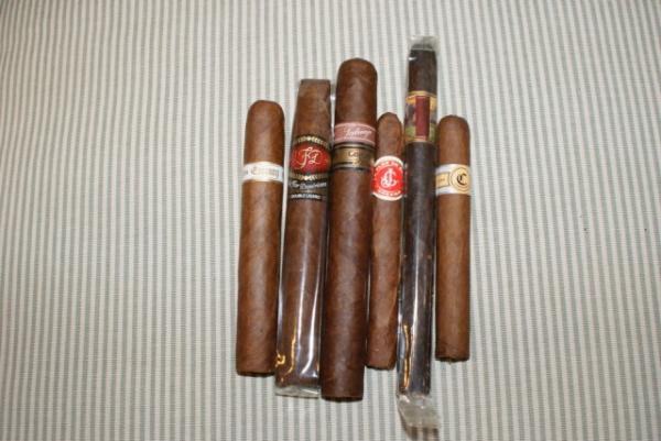 A pic of a recent cigar trade bounty.