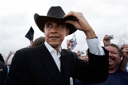 Obama Cowboy Hat Sincere