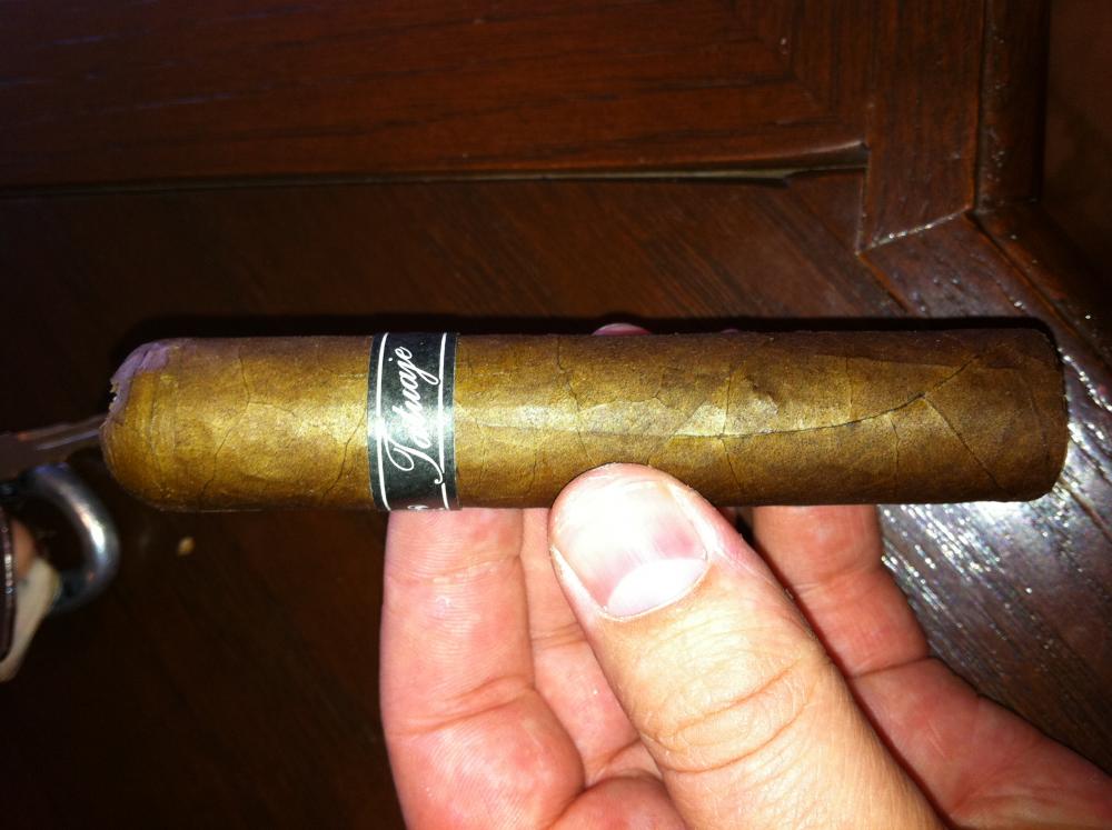 Tatuaje Black Label Robusto from show pack. MMMMMMM!